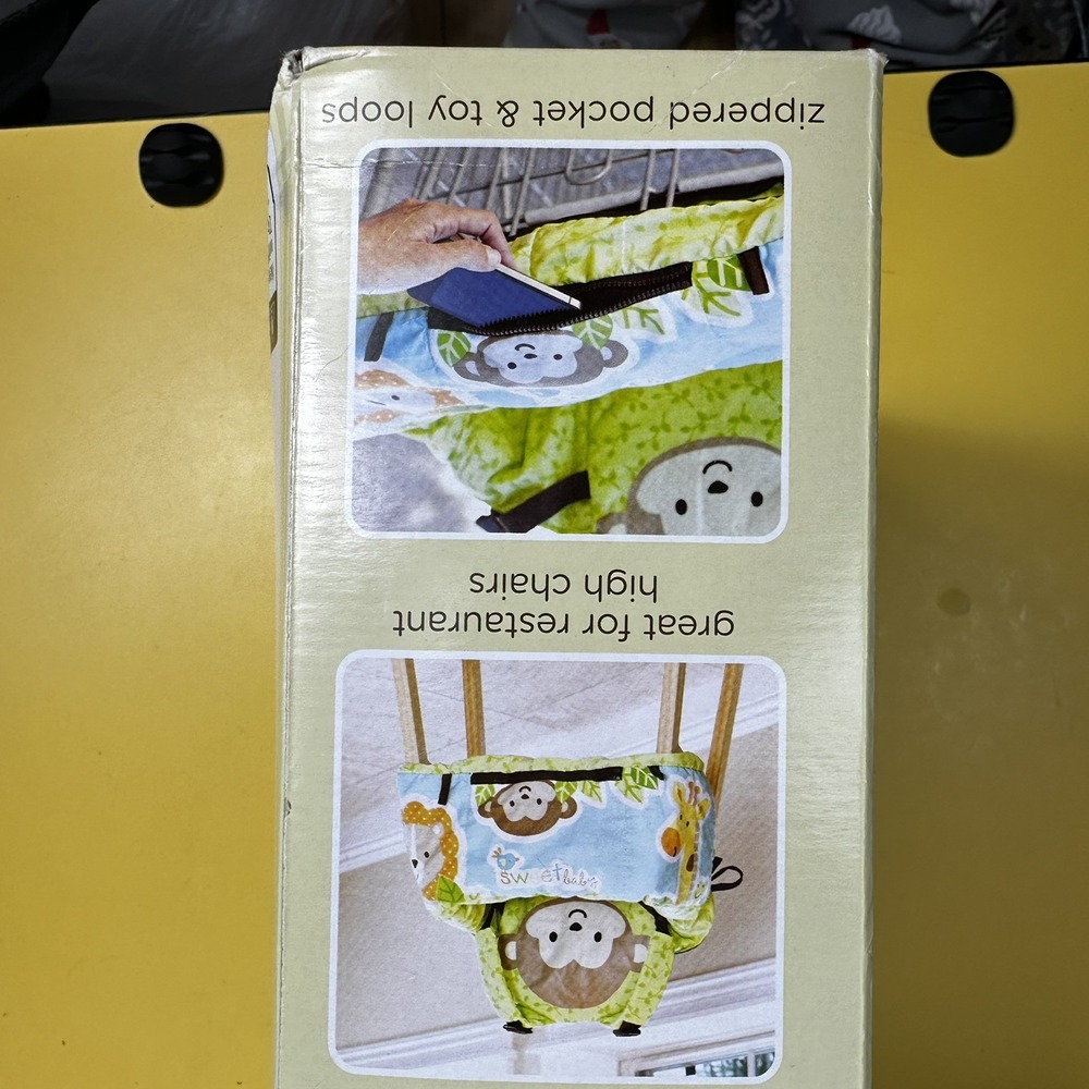Carters Shopping Cart and High Chair Cover with Harness Monkey Jungle - Picture 6 of 7